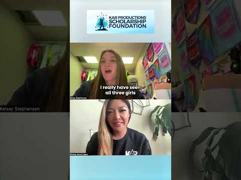This is what the KAR Productions Scholarship Foundation is all about